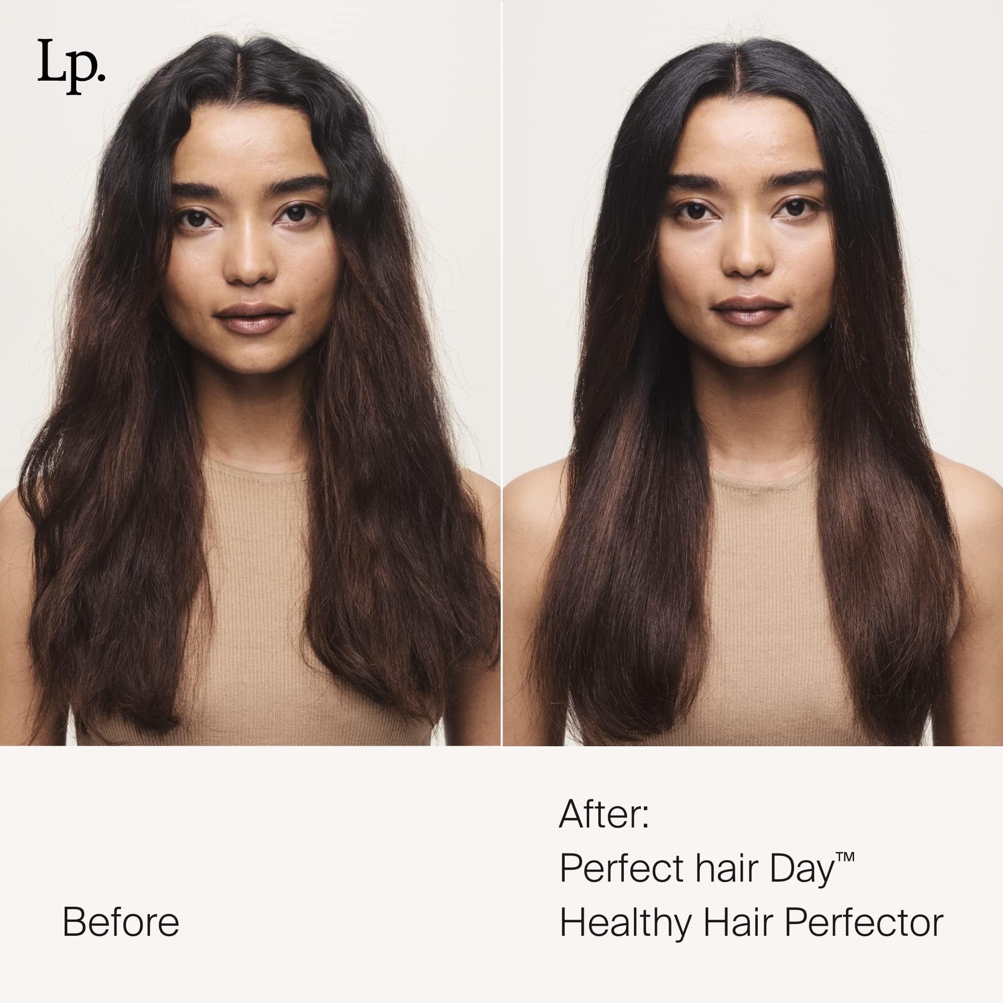 Living Proof Perfect Hair Day Perfector texture-on-hair demonstrates softness and shine