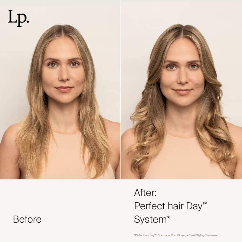 Living Proof Perfect Hair Day pump-dispense shows easy, even application for controlled styling.