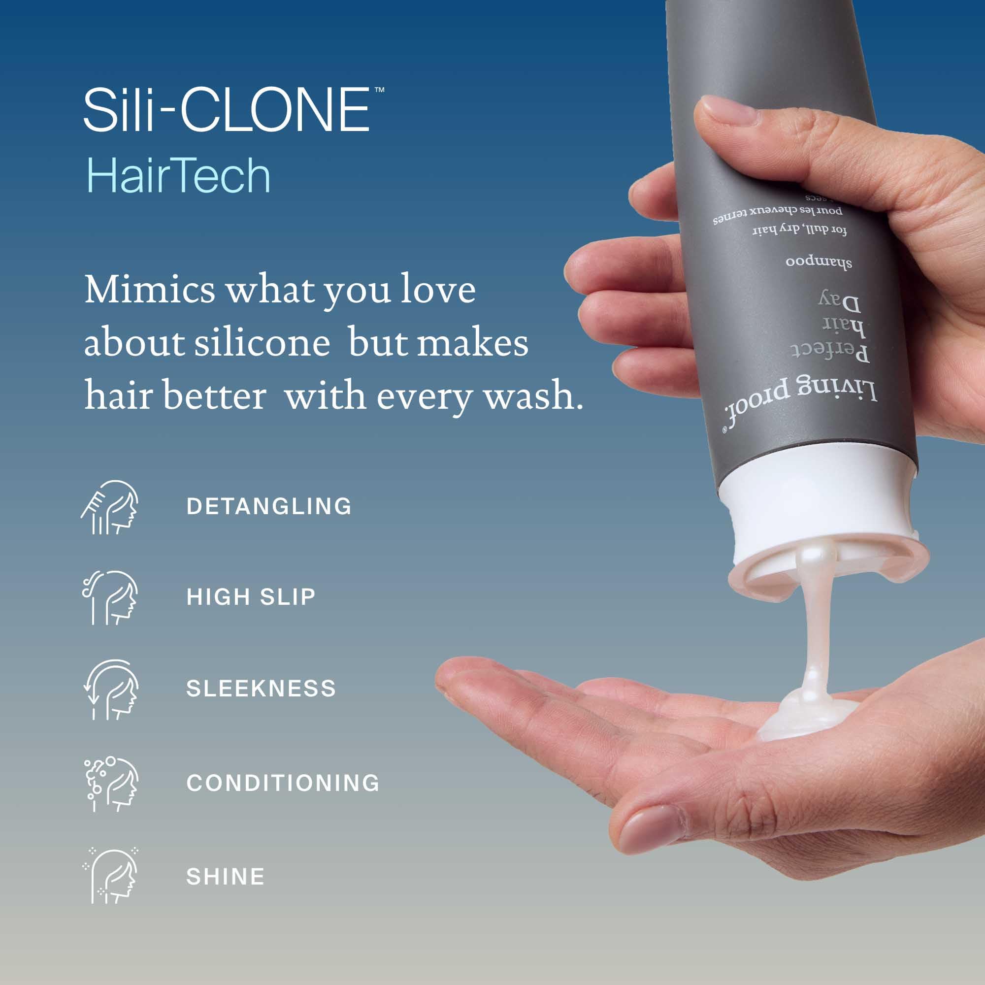 Living Proof Perfect Hair Day Shampoo leaves uplifting fragrance for daily use