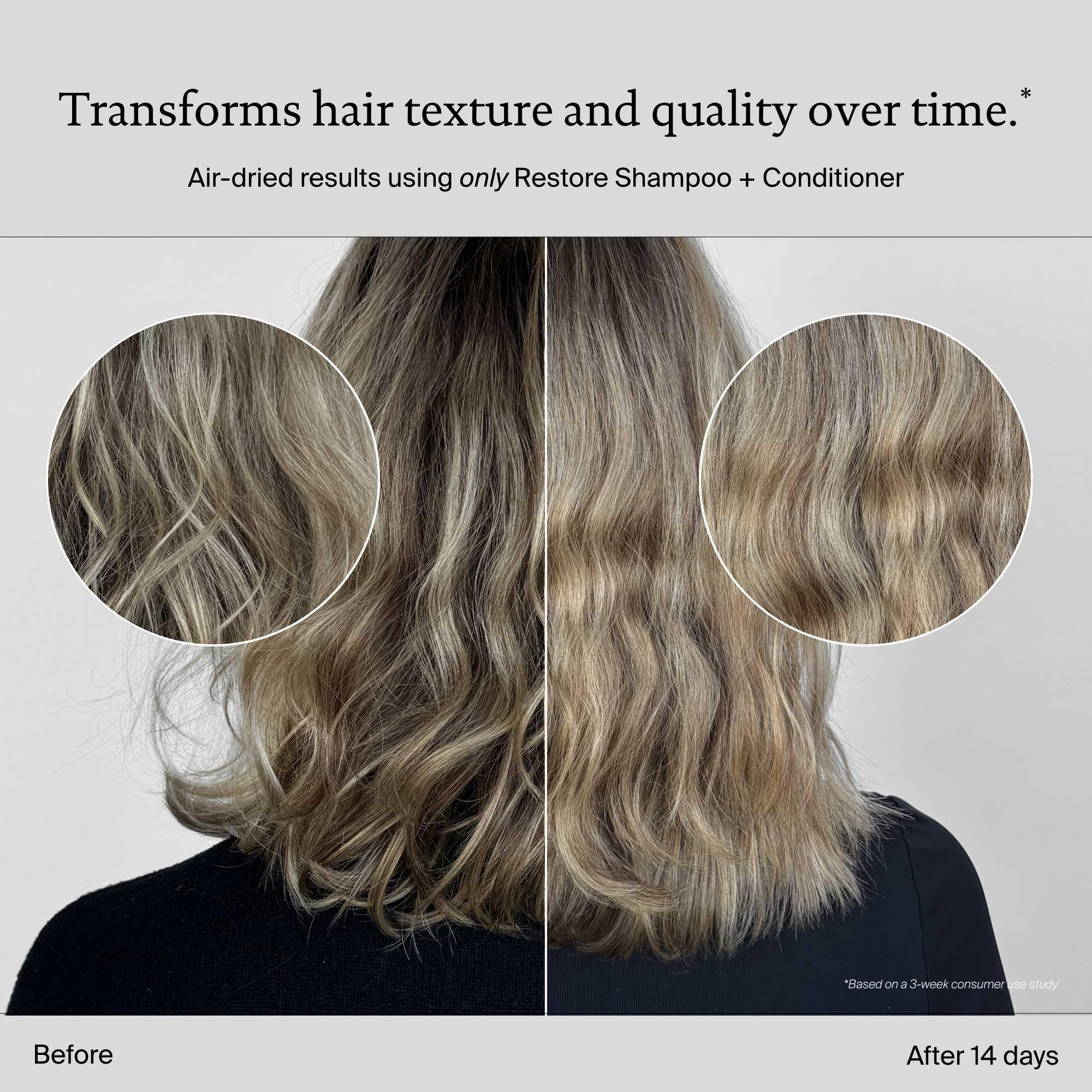 Living Proof Restore Conditioner luxurious texture and uplifting fragrance enhance shower routine.