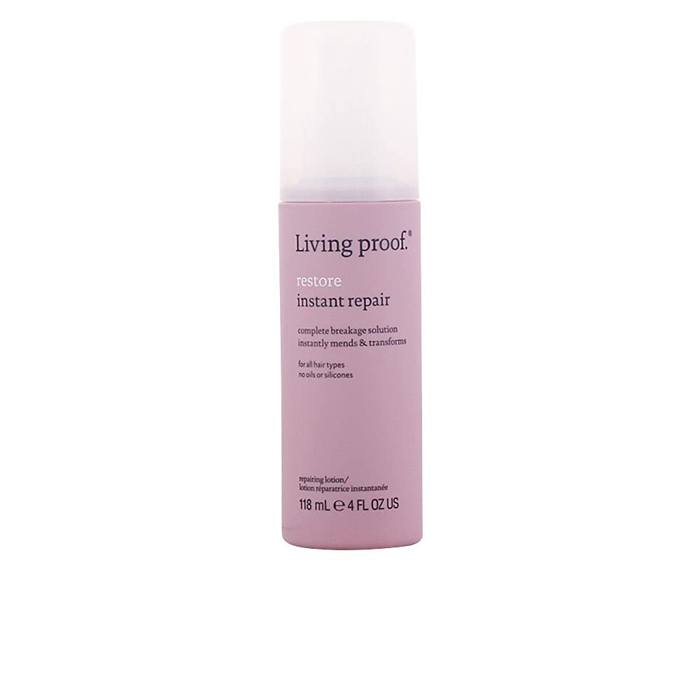 Living proof Restore Repair Leave-In bottle provides conditioning and UV protection for dry, damaged hair