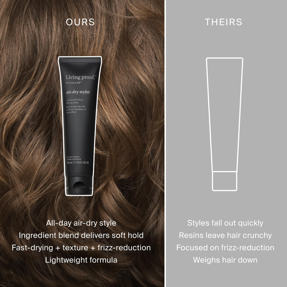 Living proof Style Lab Air-Dry Styler natural-shine adds healthy glow to hair.