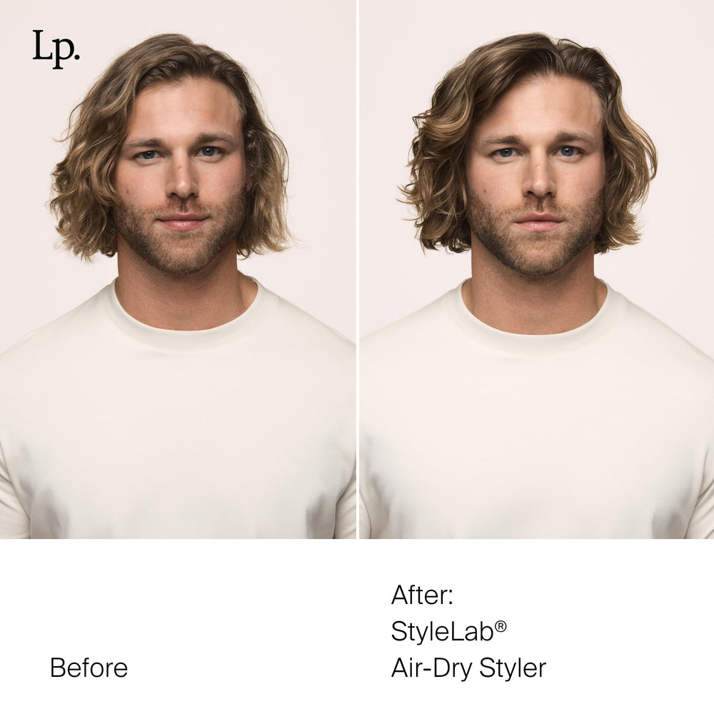 Living proof Style Lab Air-Dry Styler soft-defined-texture for touchable definition without crunch.