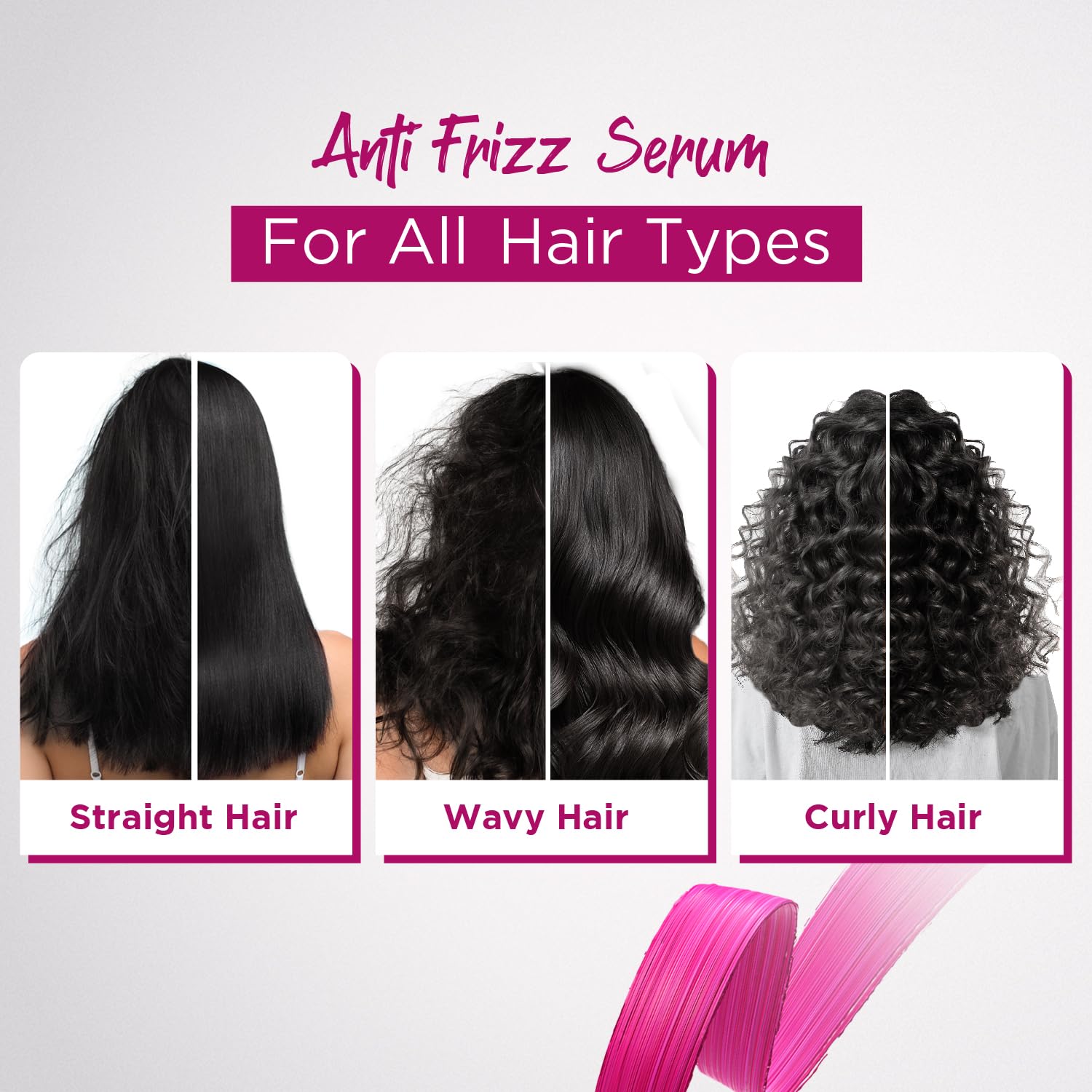 Livon Hair Serum sulfate-free label highlighted on bottle