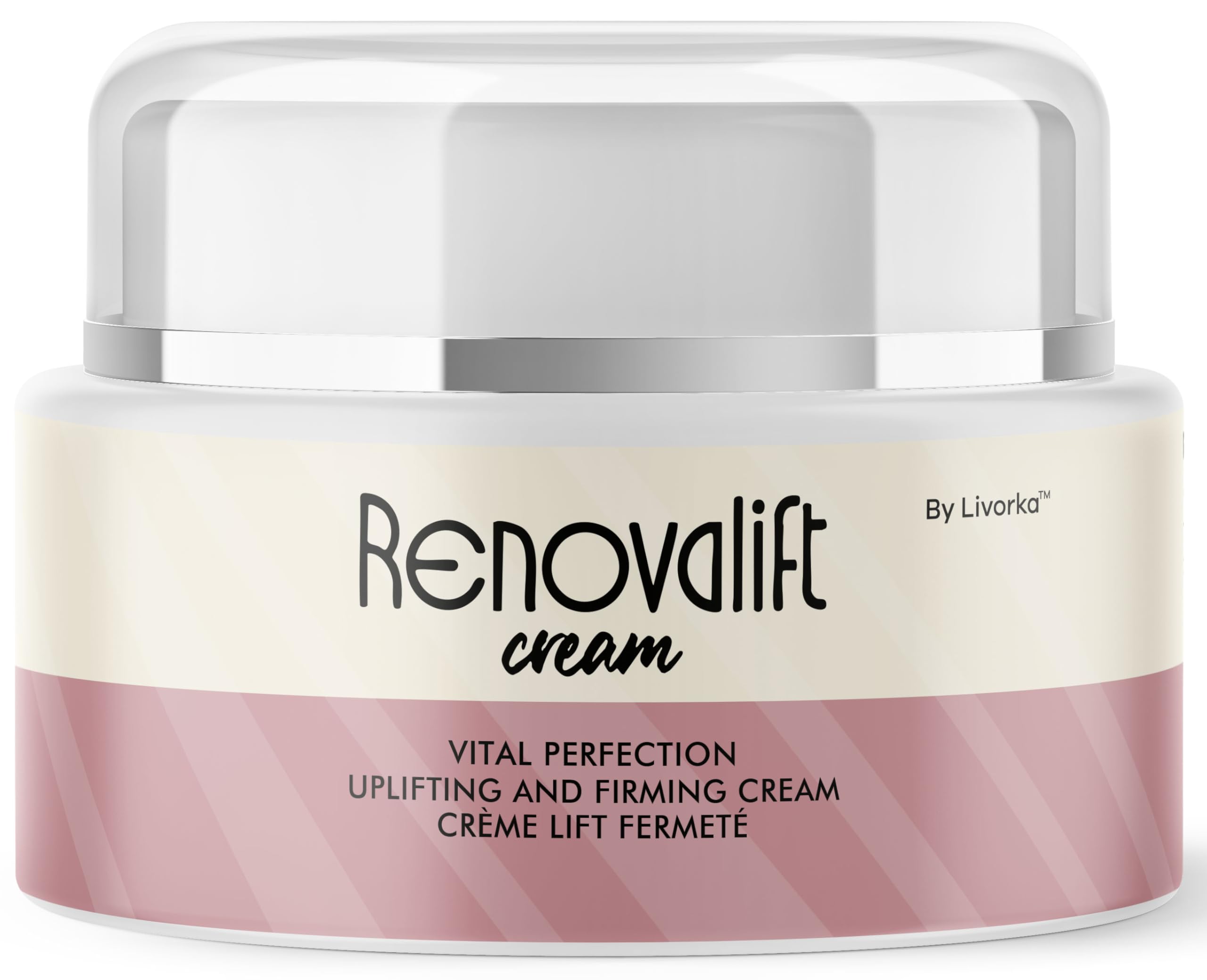 LIVORKA Renovalift bottle close-up for daily hydration and radiant skin