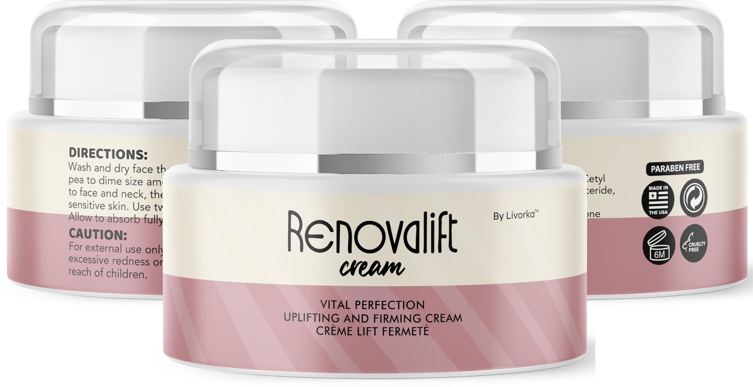 LIVORKA Renovalift premium packaging signaling reliable skincare routine