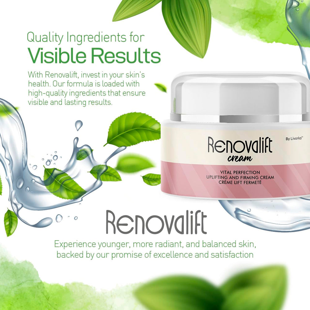 LIVORKA Renovalift texture glide emphasizes non greasy daily use