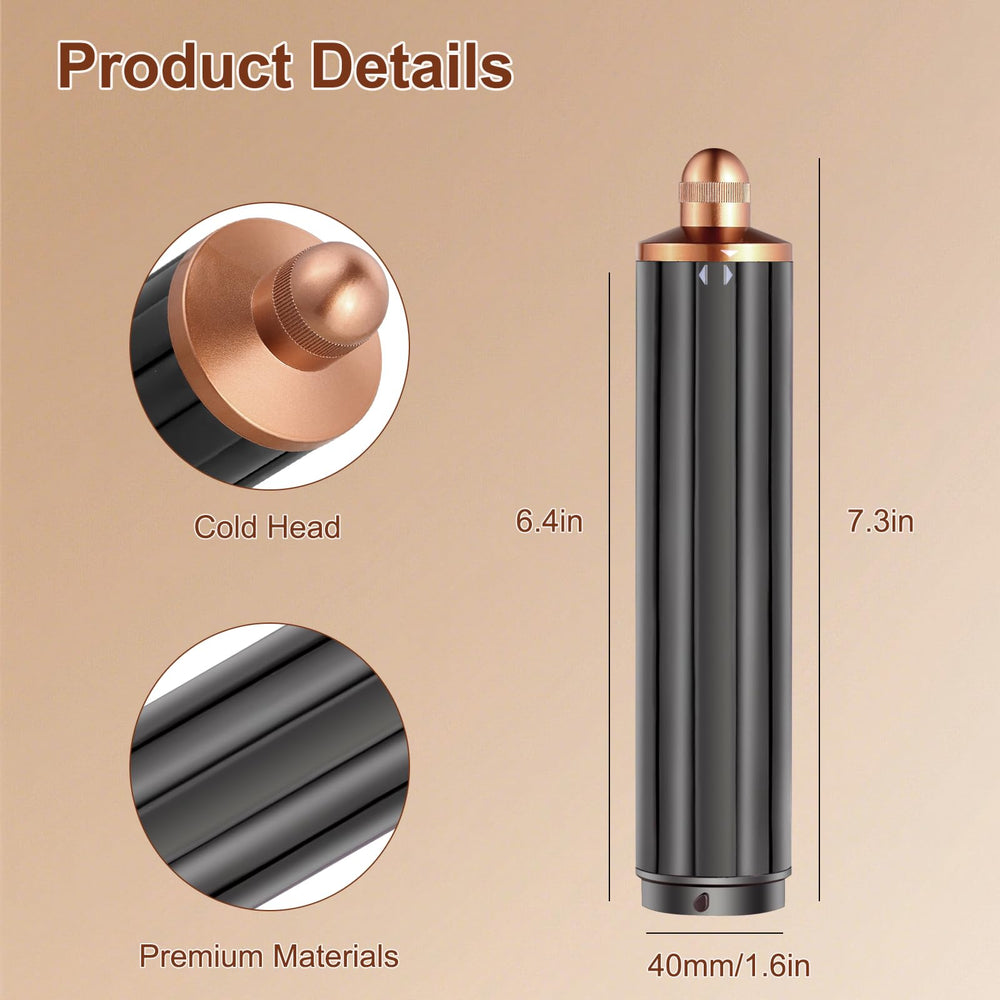 Liwoowe 40mm barrel creates voluminous waves perfect for thick hair.