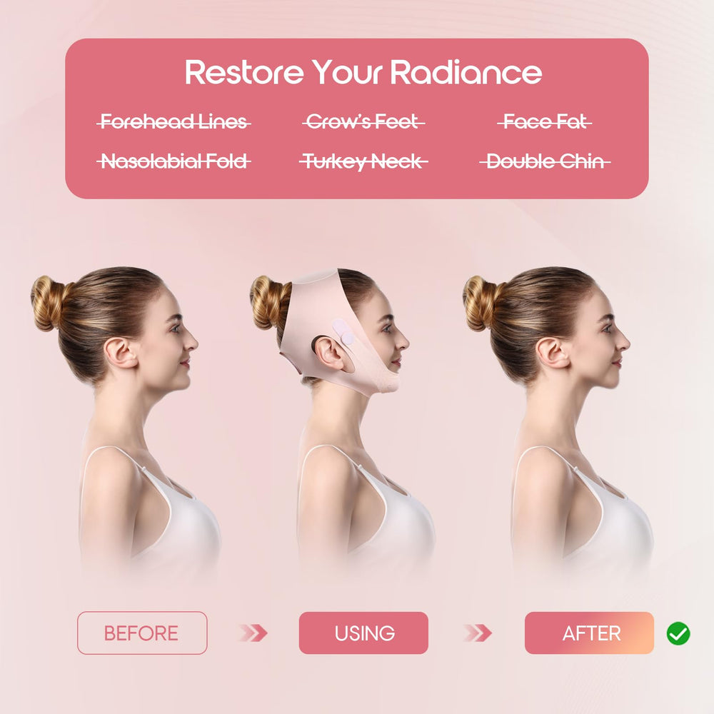 Lixuee Chin Strap 3D ergonomic design fits all face shapes for overnight or daytime use.