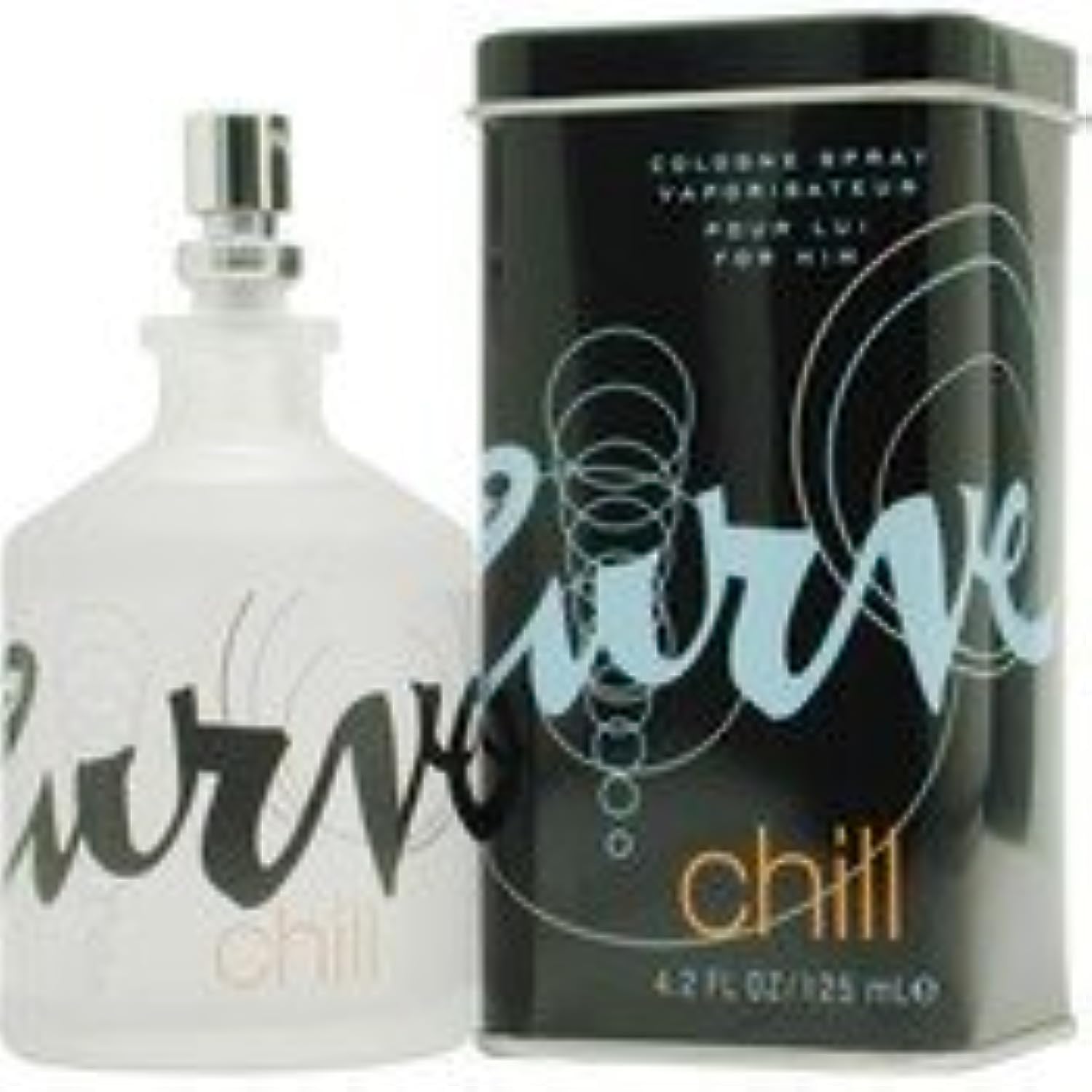 Liz Claiborne Curve Chill spray action, delivers a balanced masculine scent for daily wear.