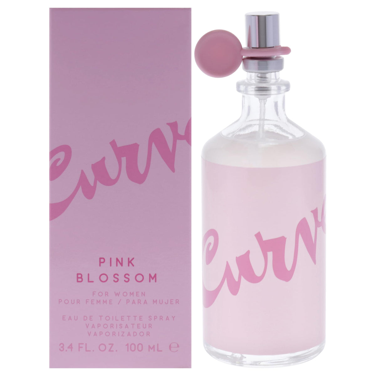 Liz Claiborne Curve Pink Blossom bottle for daily wear and easy elegance.