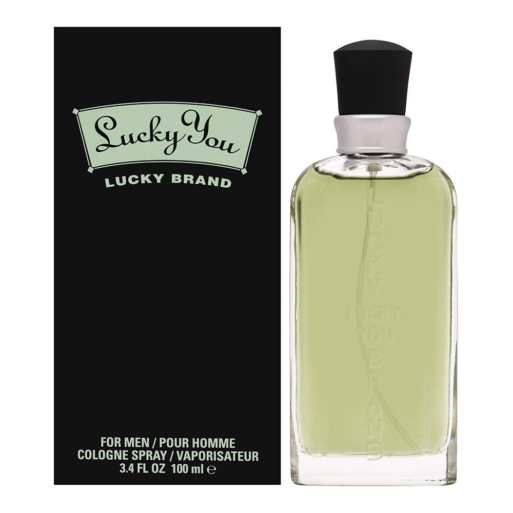 Liz Claiborne Lucky You cologne spray bottle for men offers a versatile everyday scent.