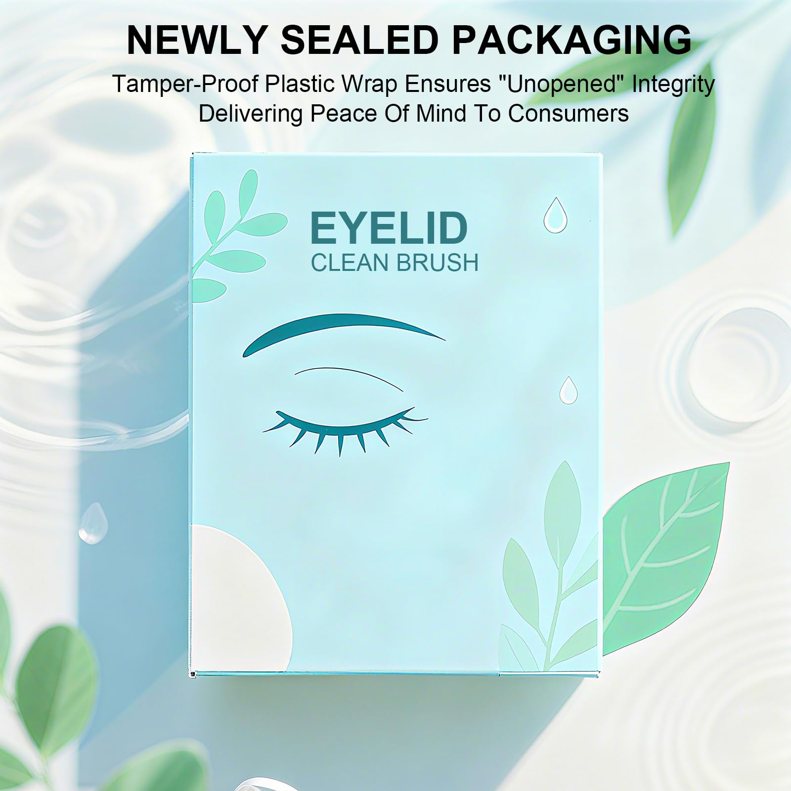 LIZICH Eyelid Brush reusable care kit-ready for ongoing eyelid care
