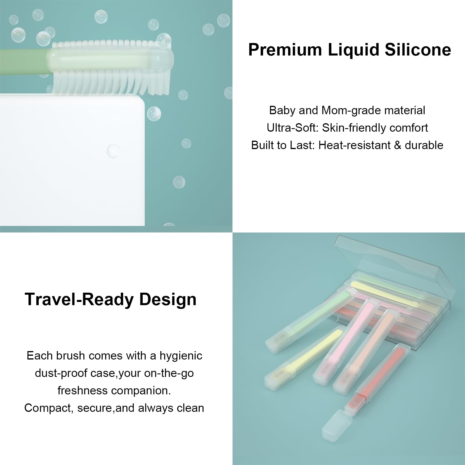 LIZICH Eyelid Brush travel-friendly compact design fits on-the-go routines