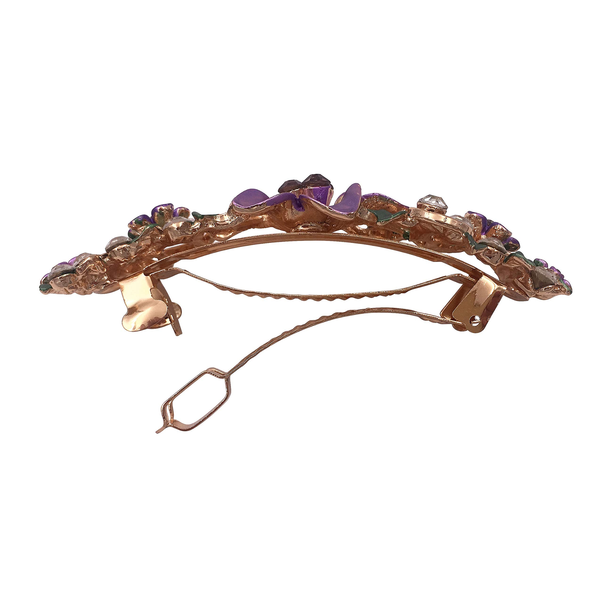 Lizzie Kay barrette 3.3 inch length suited for medium to thick hair