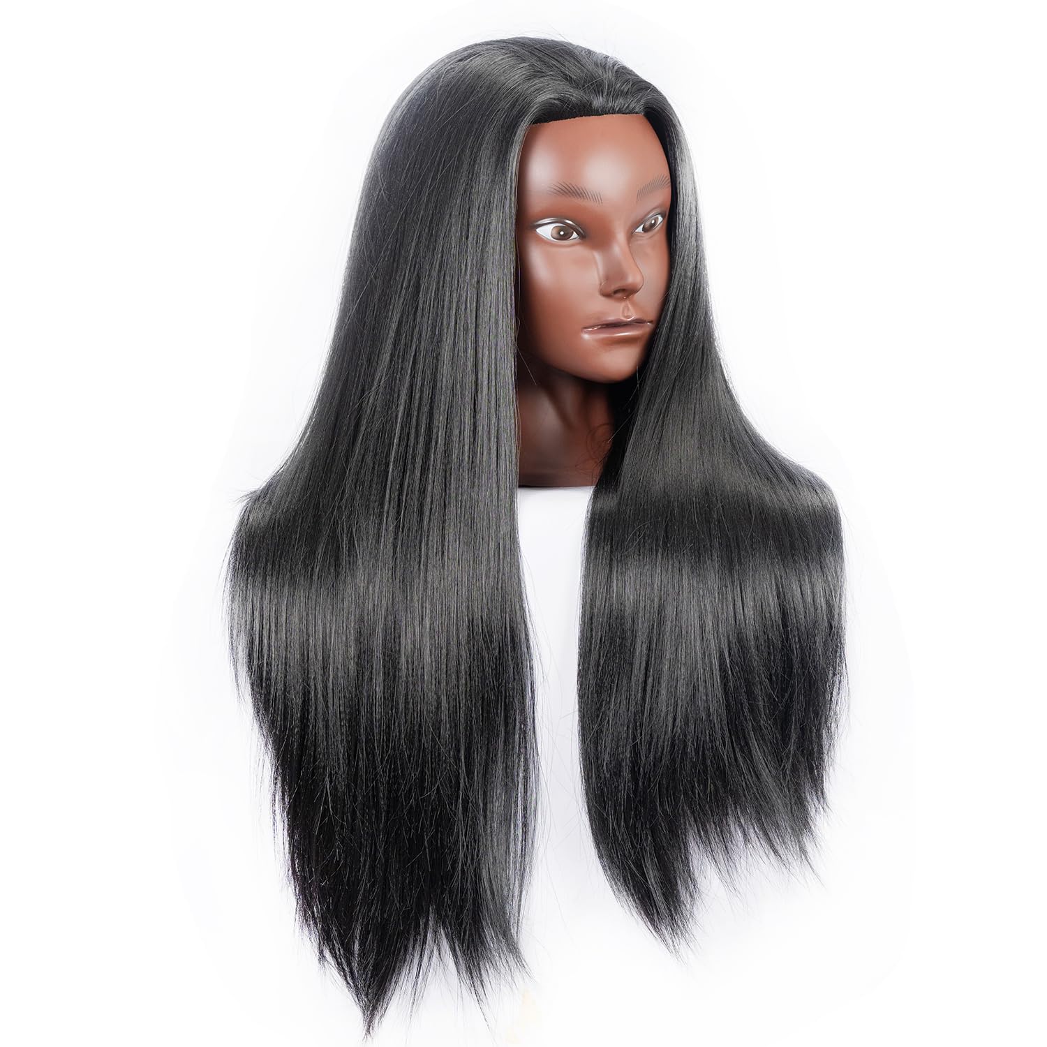 LJSMJF mannequin head with table clamp attachment for steady practice