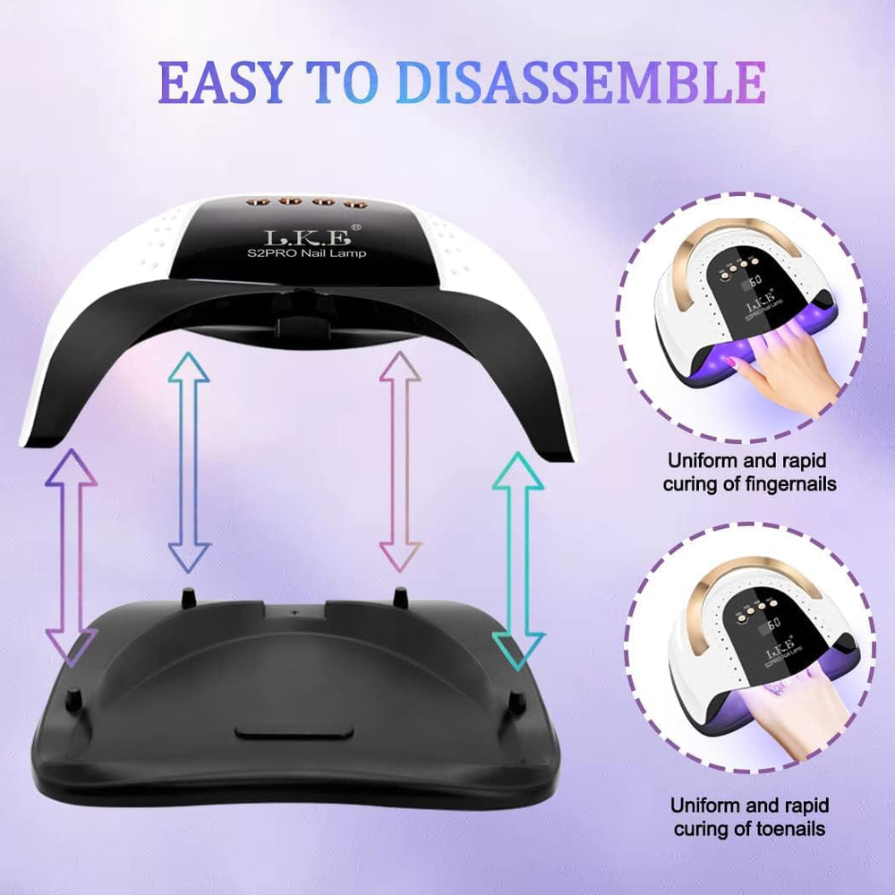 LKE removable bottom plate lets you clean after sessions