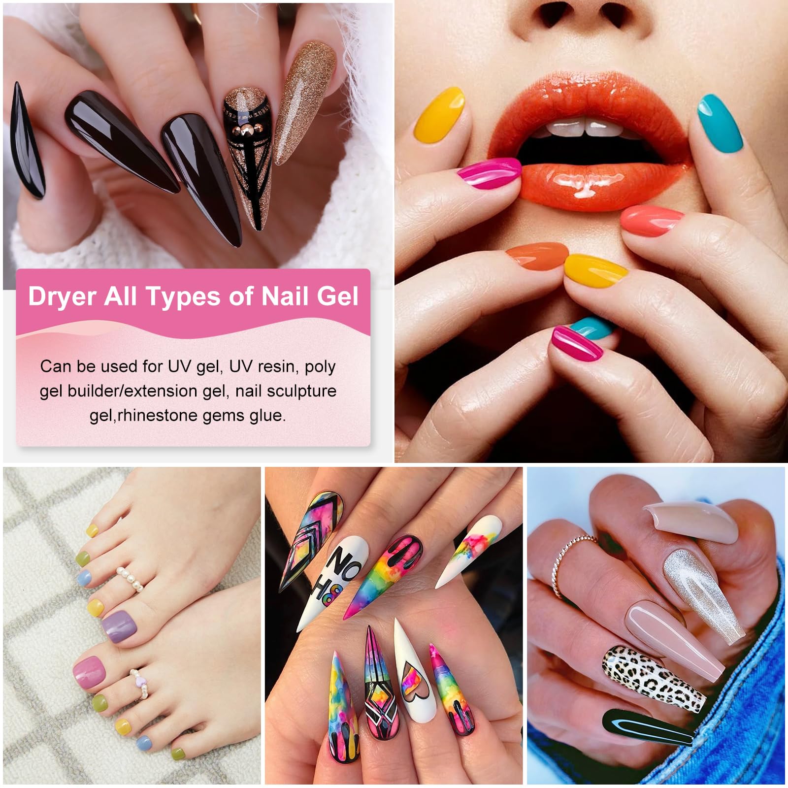 LKE UV light delivers salon-like results at home for DIY manicures.