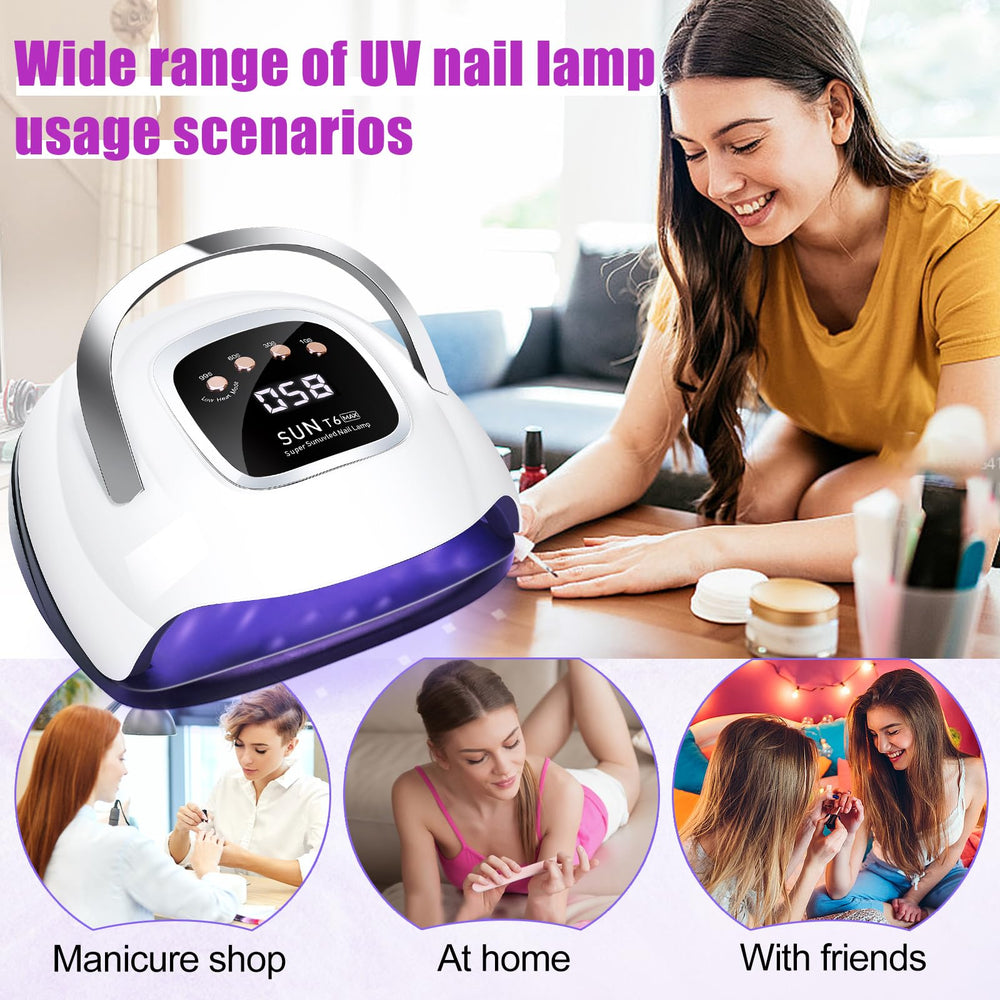 LKE UV Nail Lamp adapter included for reliable power supply