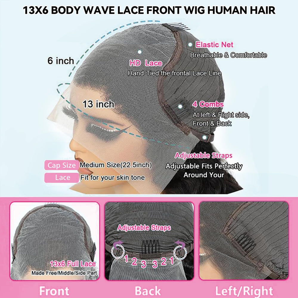 LKJY Ginger Orange Wig density-200-percent display for fuller everyday style.