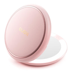 Llano compact mirror pink cover showcases portable travel touch-up design.