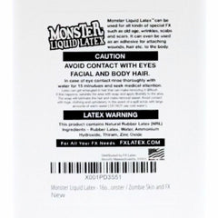 LLF Monster Liquid Latex zombie-skin-effect detail highlights 3D wrinkles and texture building.
