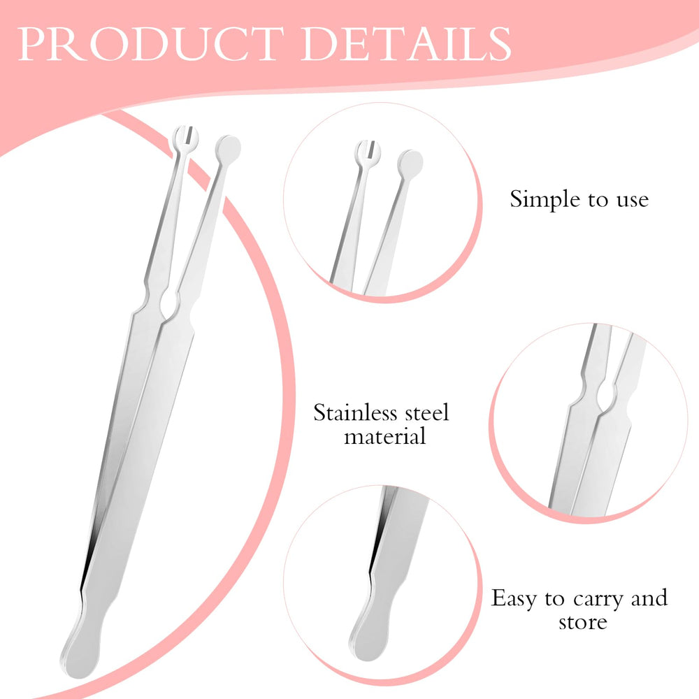 LLOUSSAK piercing clamps compact design for easy storage in makeup bags