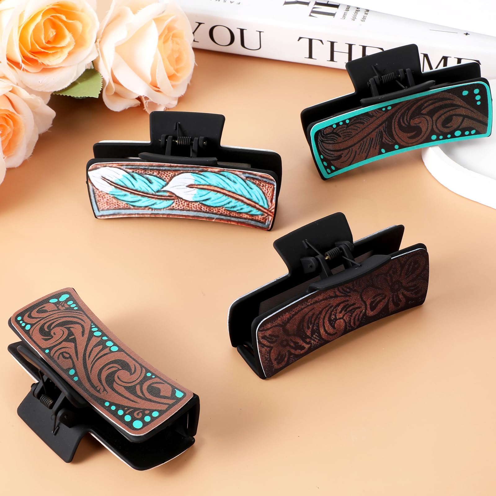 LLOUSSAK resin claw clip, durable and color-stable for long-term use