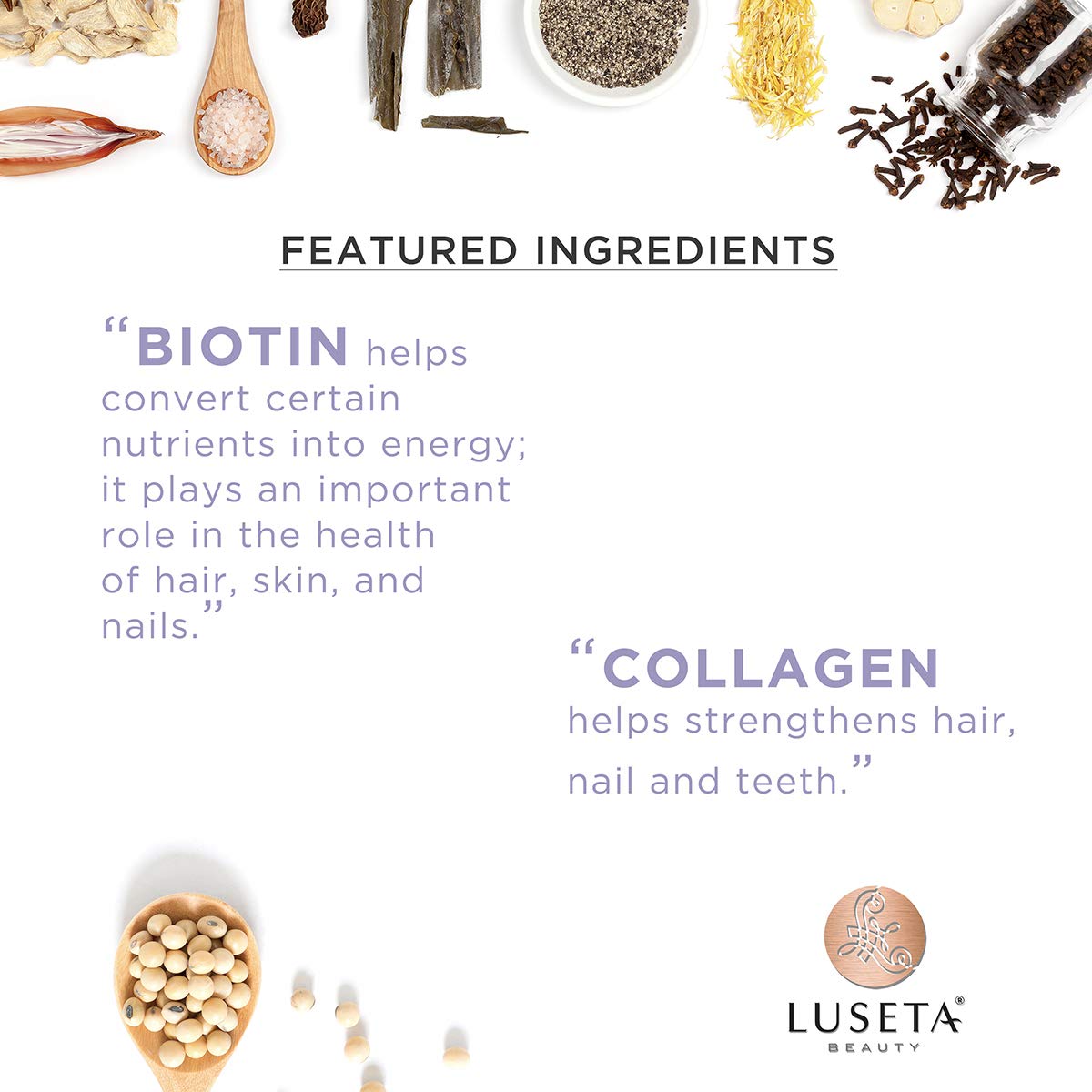 L LUSETA argan oil close-up highlighting shine and moisture