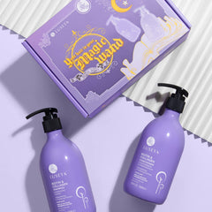 L LUSETA biotin-collagen conditioner tube delivering smooth, moisturized strands