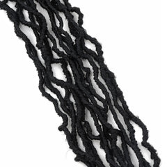 LMZIM 1B Soft Locs natural look blends with different hair tones.