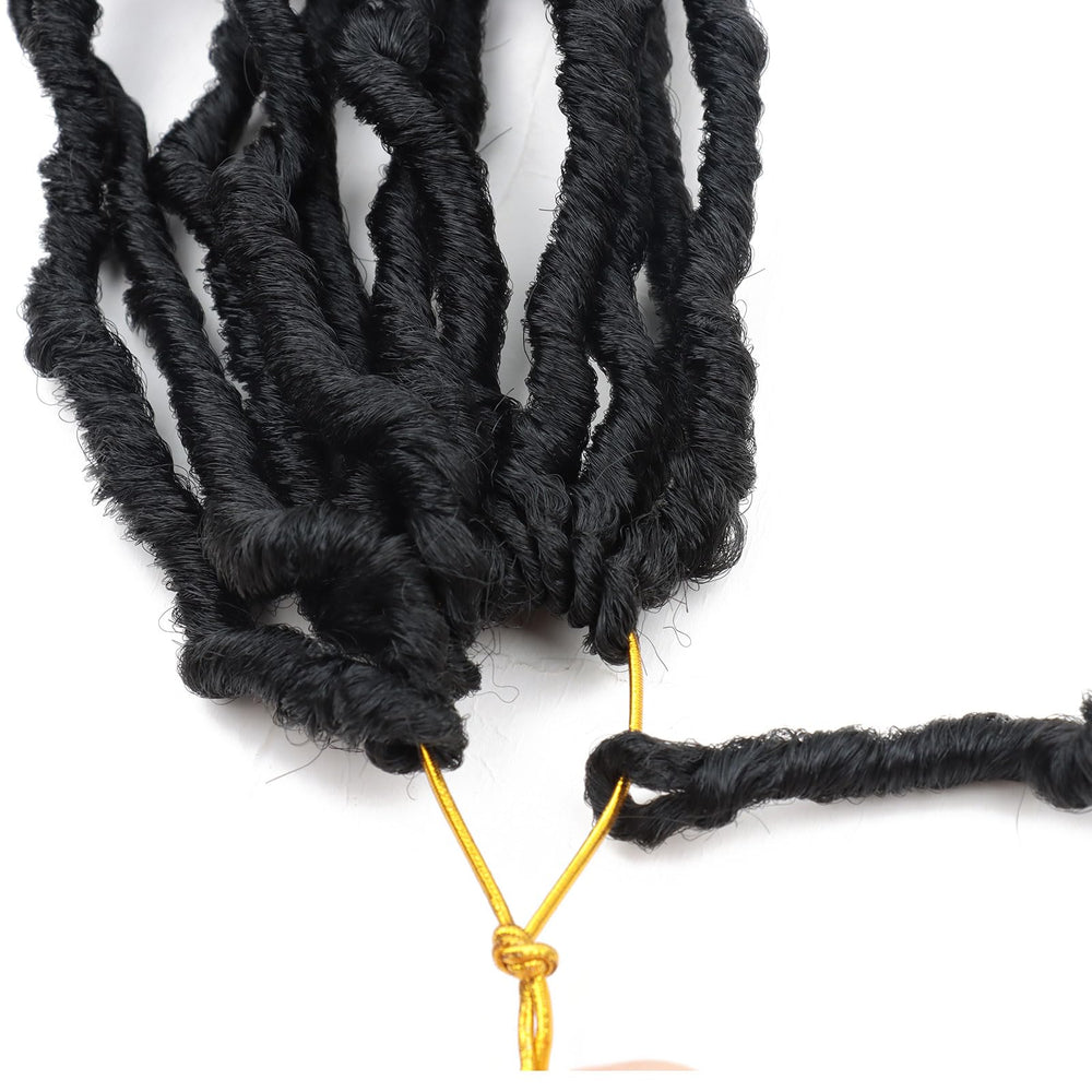 LMZIM soft locs handmade curly texture close-up showing natural blend