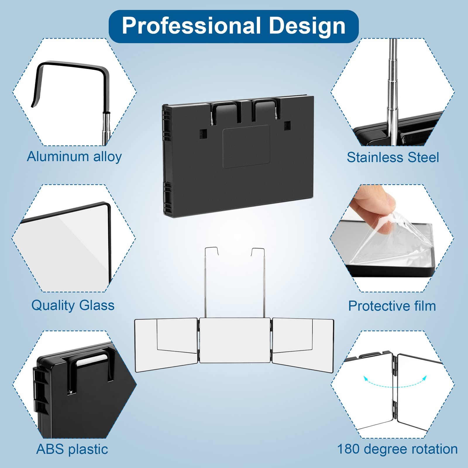 LMZNXCZ folded travel view emphasizes compact, portable design for trips.