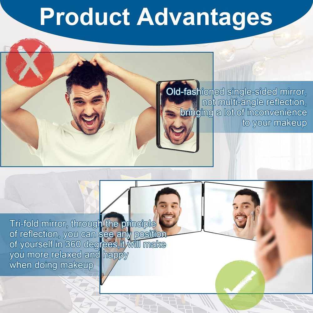 LMZNXCZ real glass mirror delivers durable and crisp reflections.