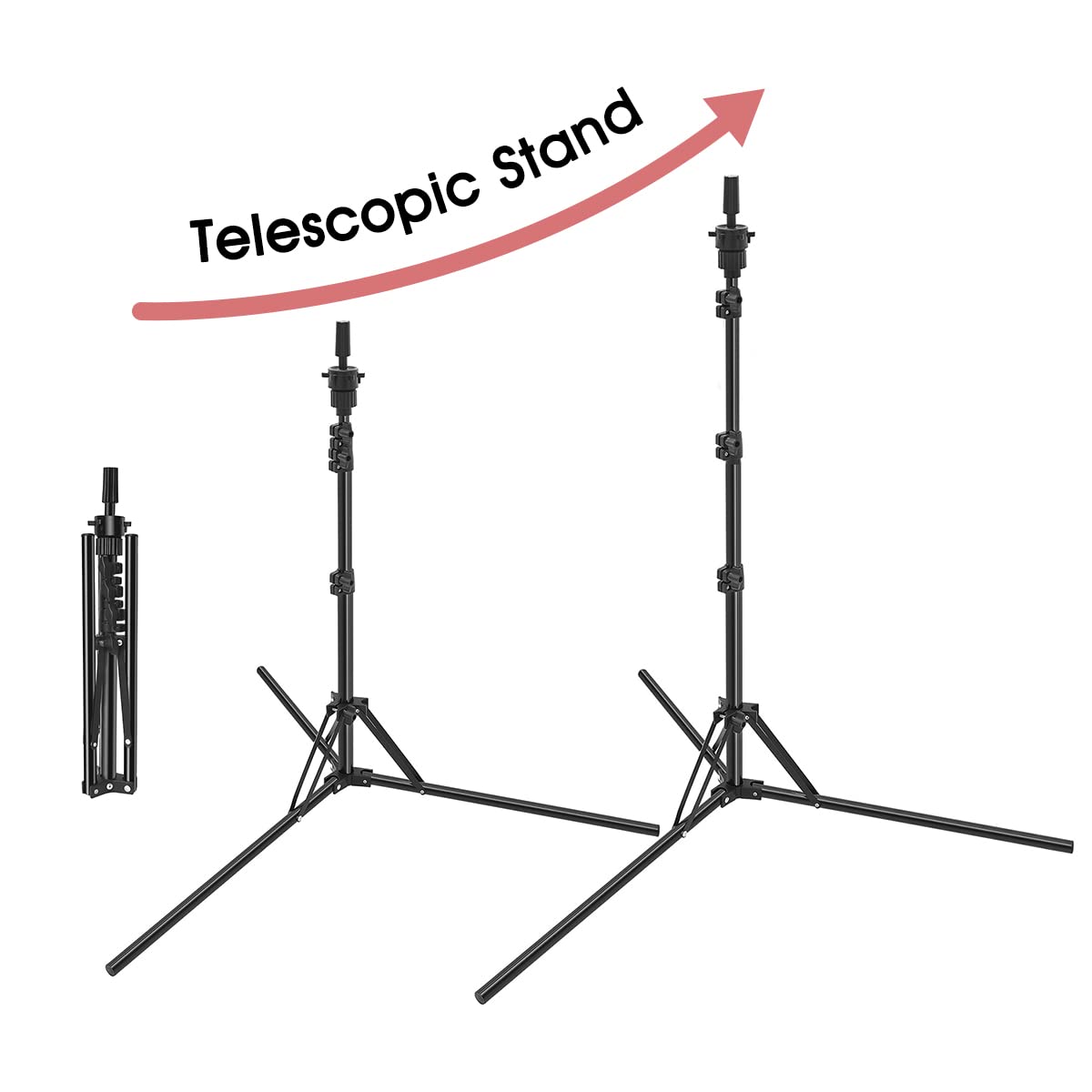 LNASI 360-degree-rotation wig stand allows easy mounting and demo demonstrations.