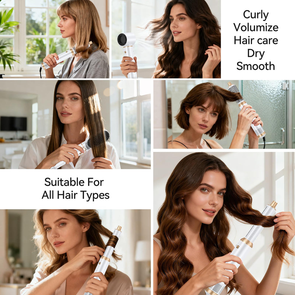 LNSTN Blow Dryer Brush ergonomic design reducing grip strain during styling