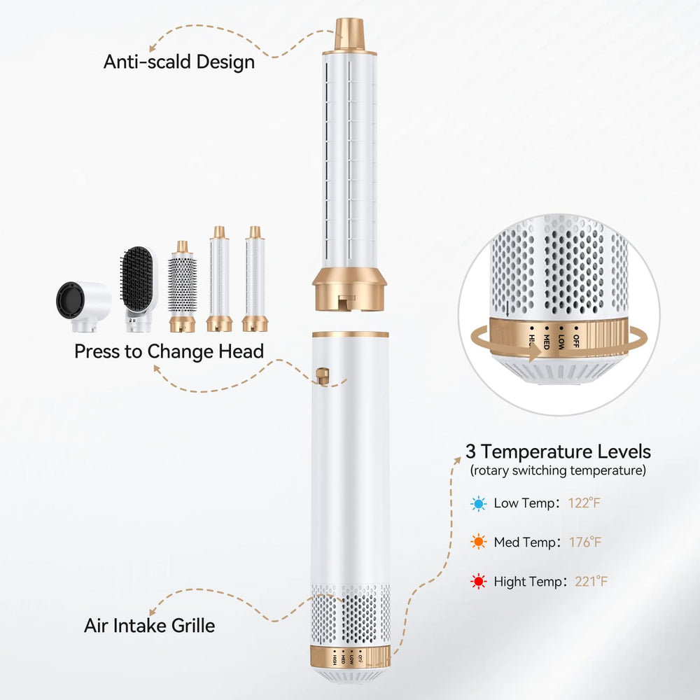 LNSTN Blow Dryer Brush travel-friendly and compact for on-the-go use