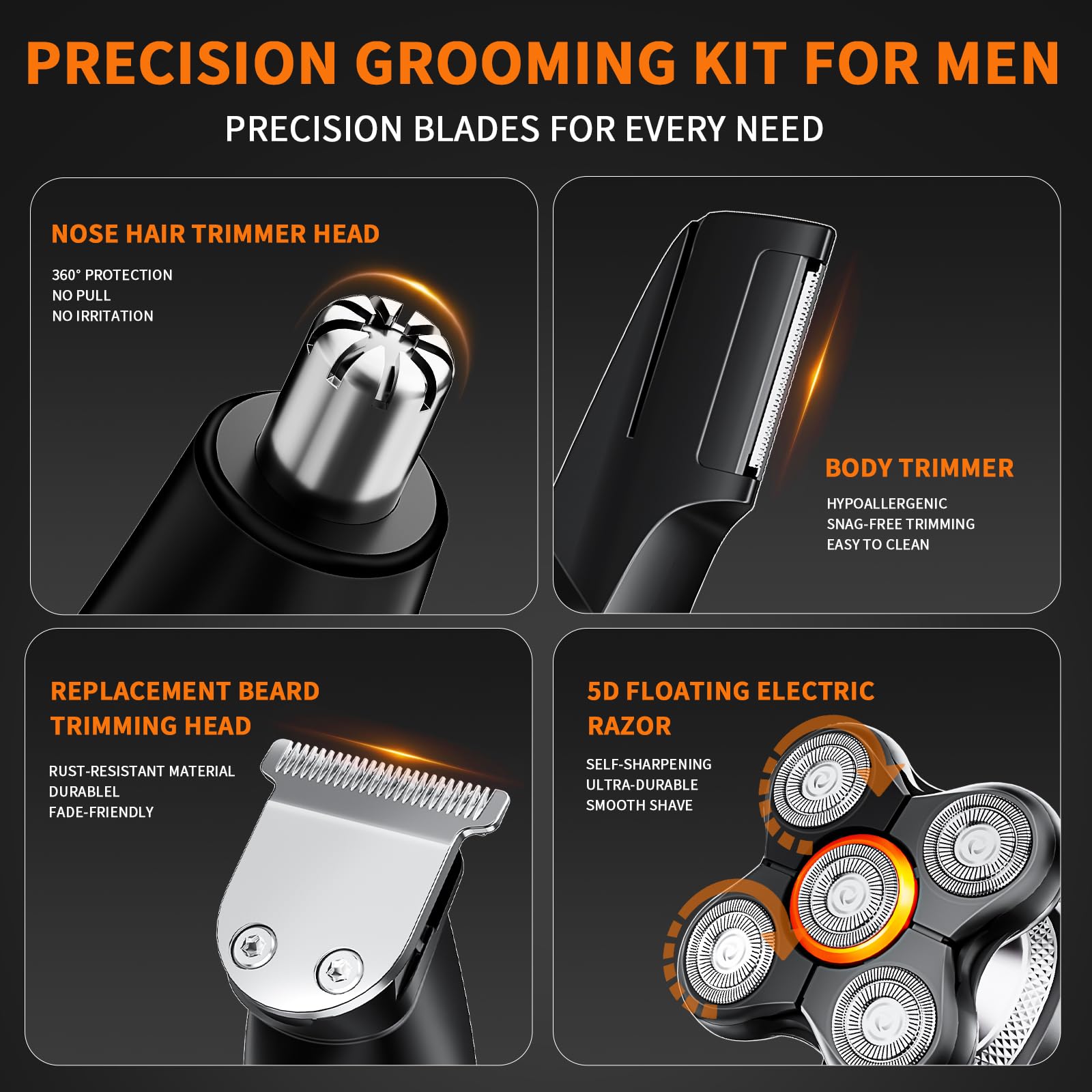 Loarysk precision combs 6-piece for customizable lengths