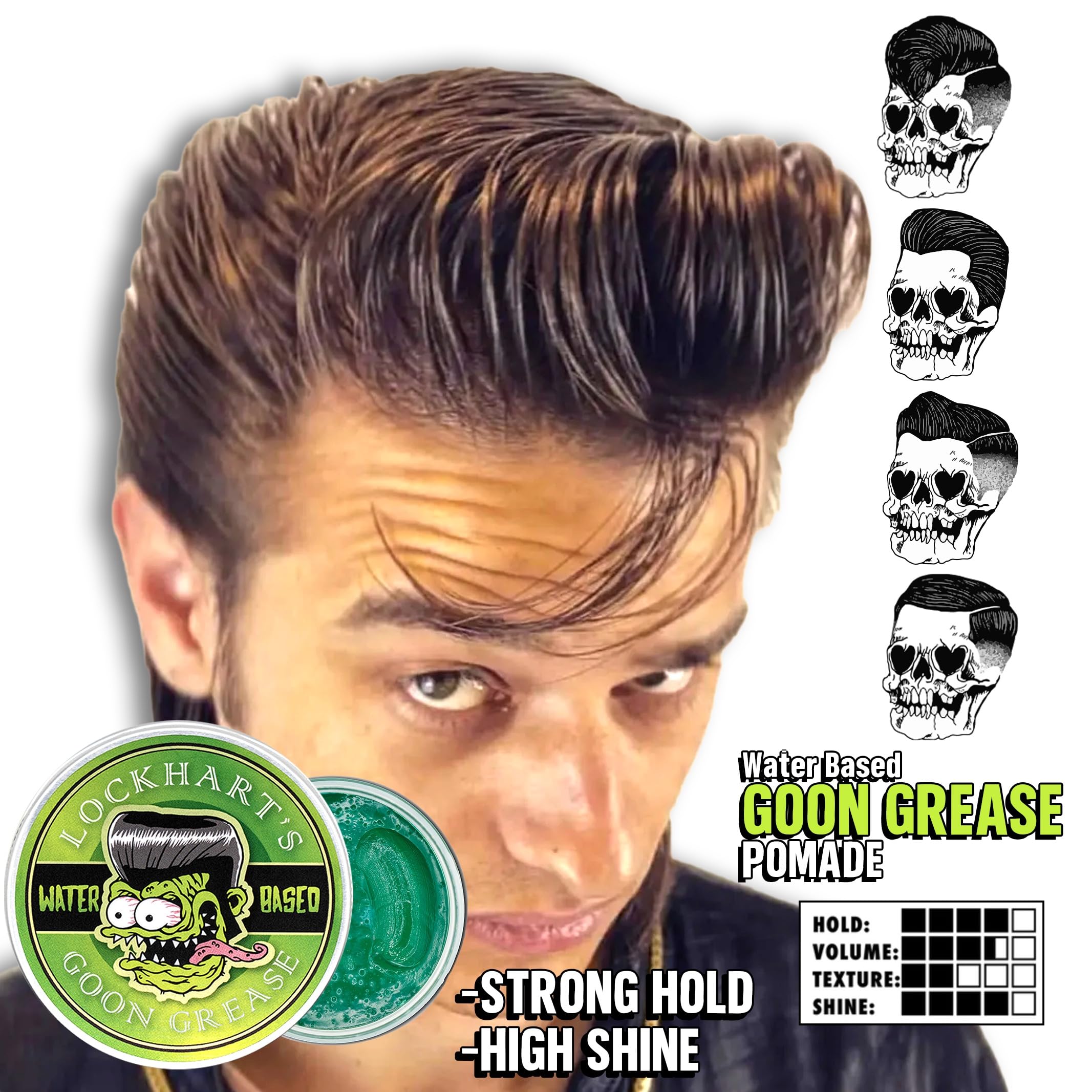 Lockhart’s Goon Grease tin open highlights creamy texture for easy application.