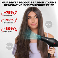 Lockmio keratin serum adds shine and helps control frizz