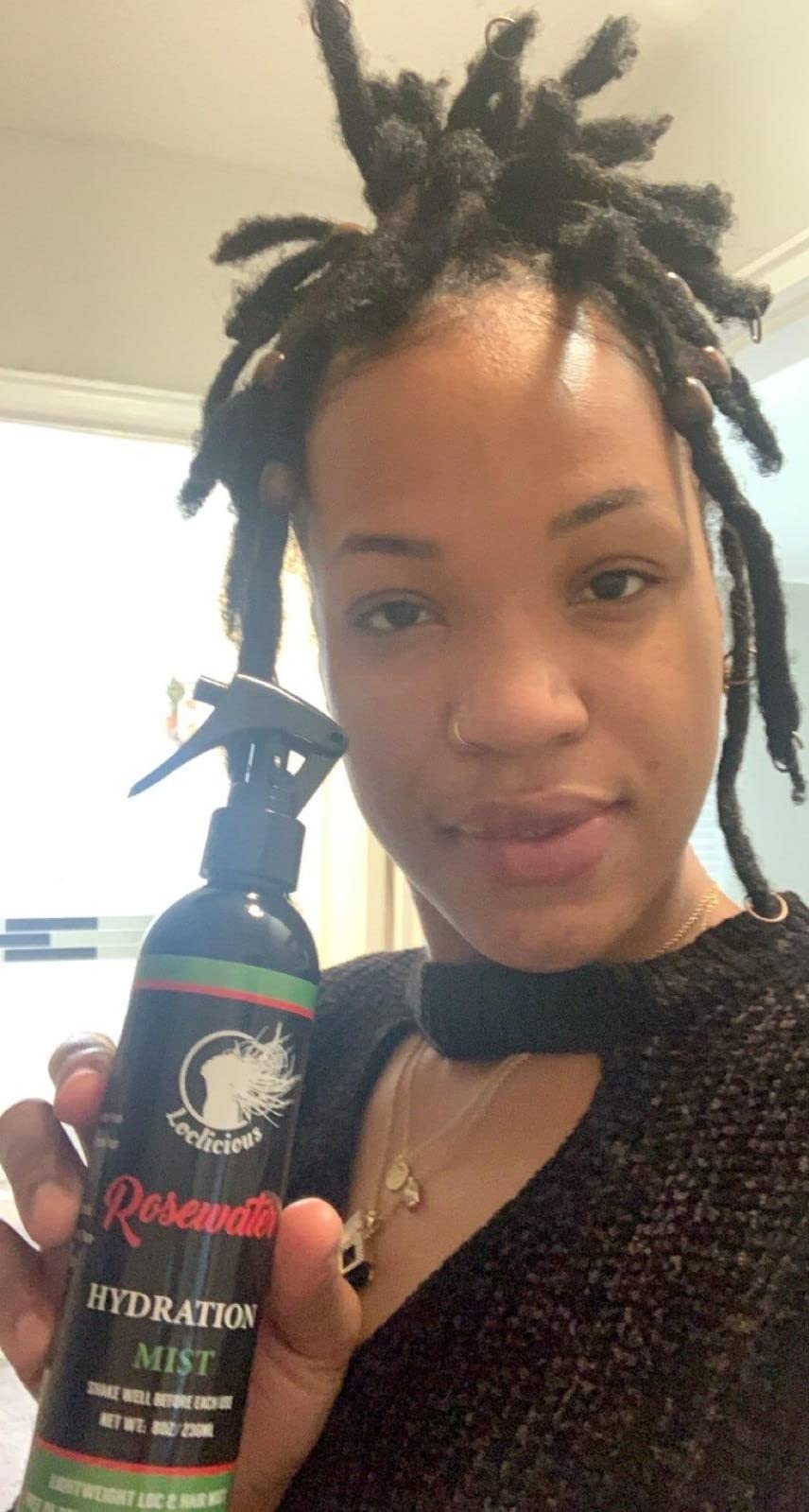 LOCLICIOUS USA-made rose water locs product for reliable quality