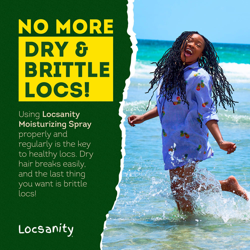 Locsanity 4oz travel bottle ready for on the go moisturization