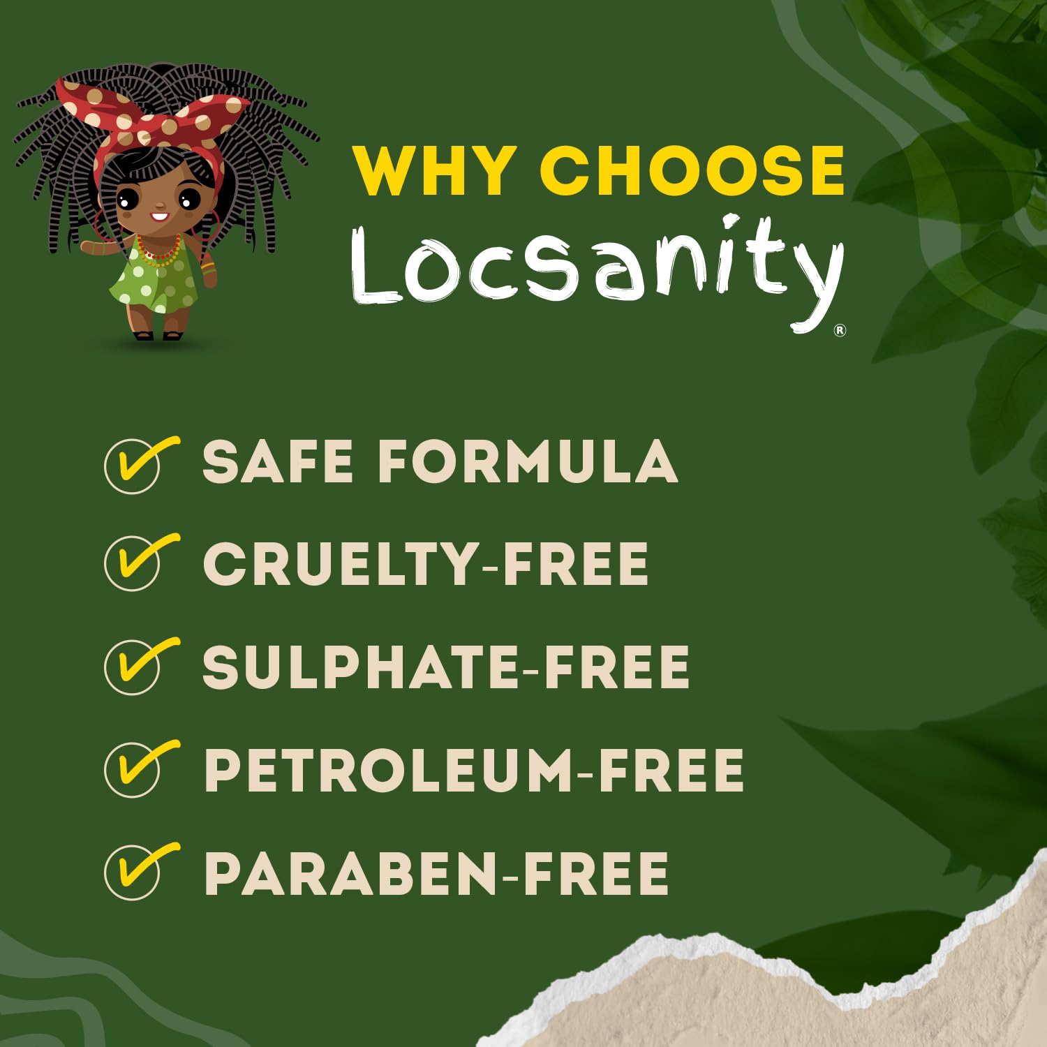 Locsanity moisturizes throughout the day without heaviness
