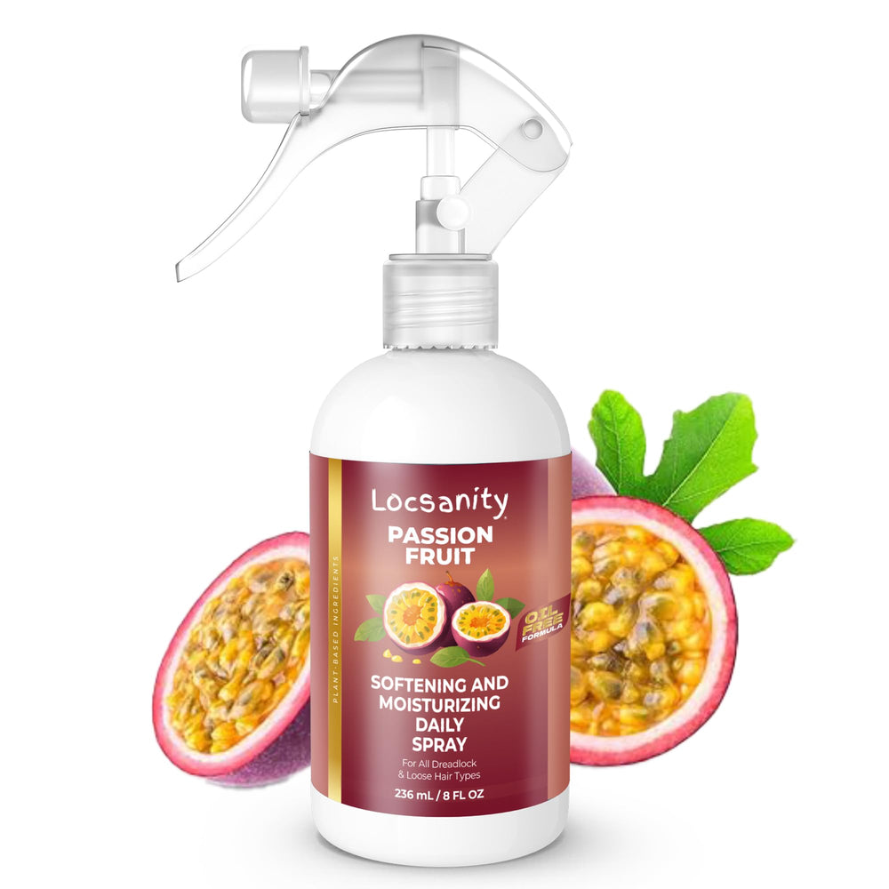Locsanity Daily Moisturizing Spray bottle delivers daily hydration for dull locs