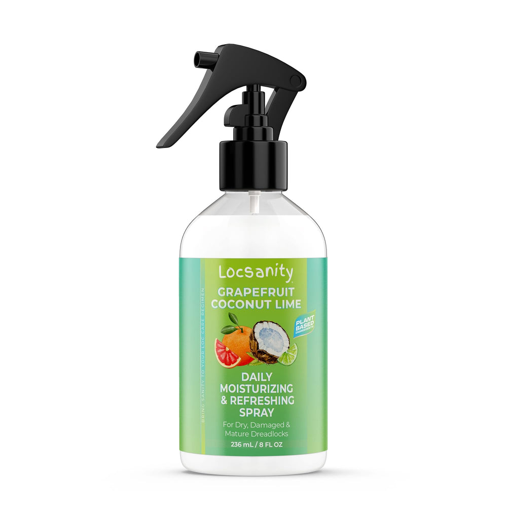 Locsanity Grapefruit Coconut Lime Daily Spray Mist hydrates locs