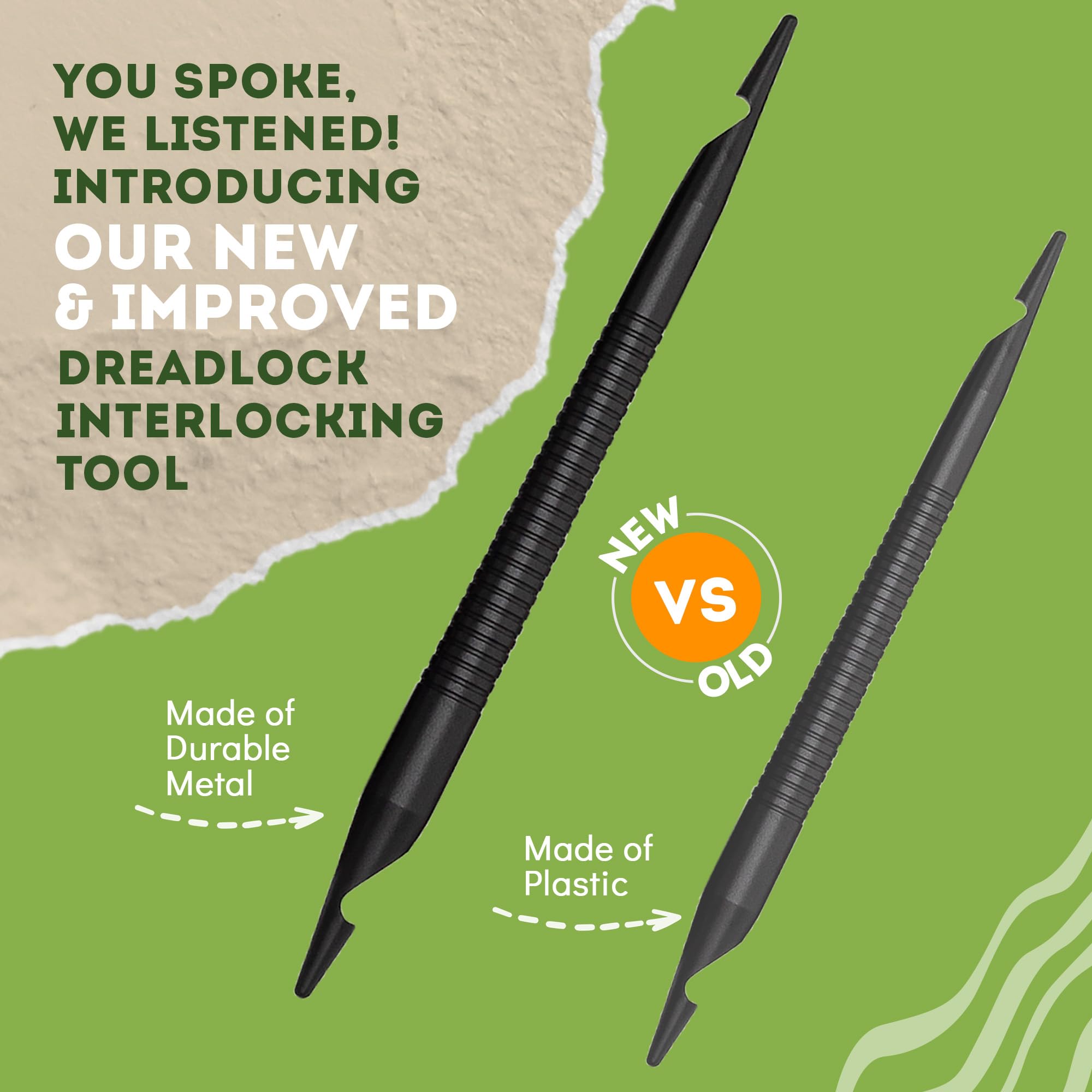 Locsanity interlocking tool medium-end handles larger locs for efficient retightening.