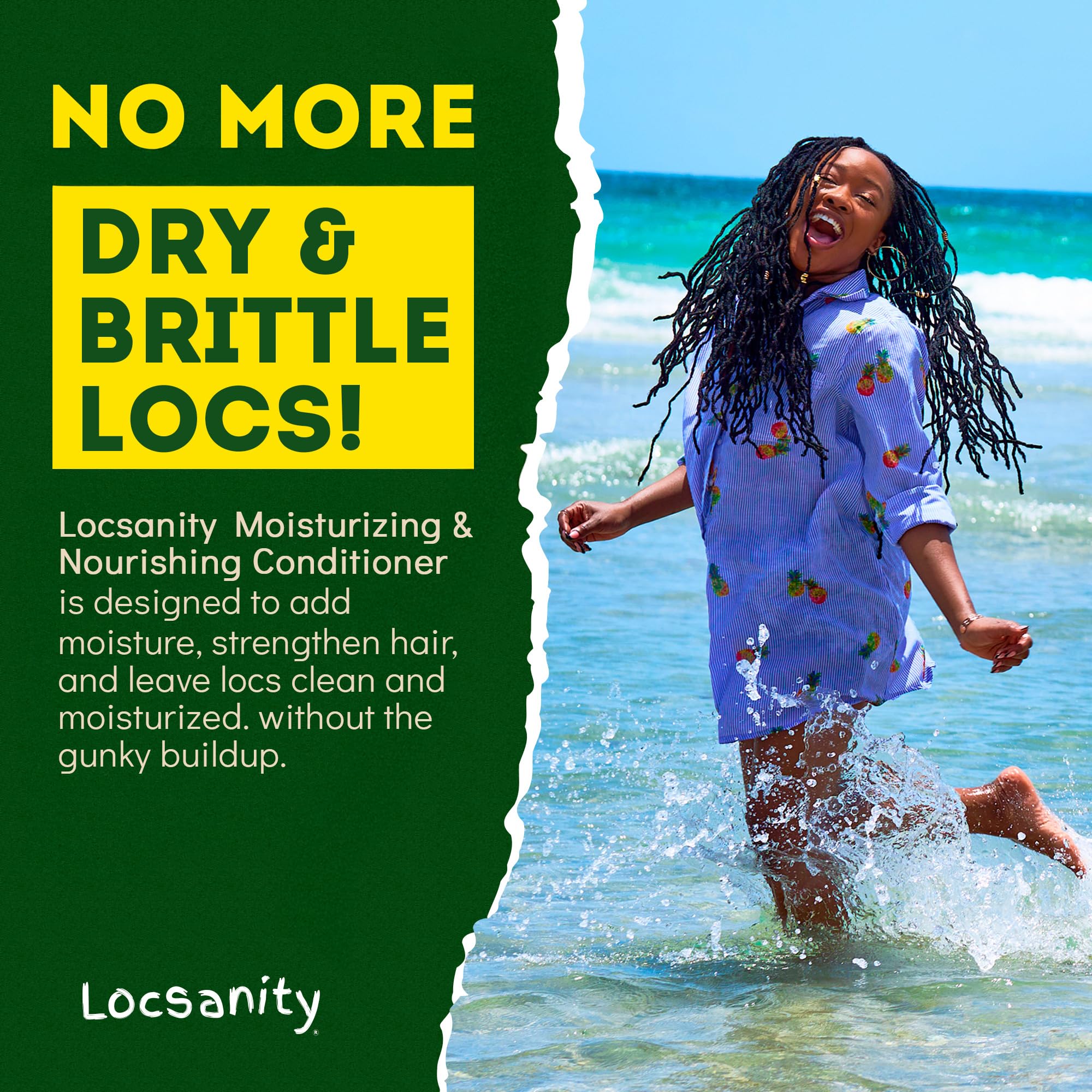 Locsanity Rosewater Peppermint coconut oil drop illustrates lightweight hydration