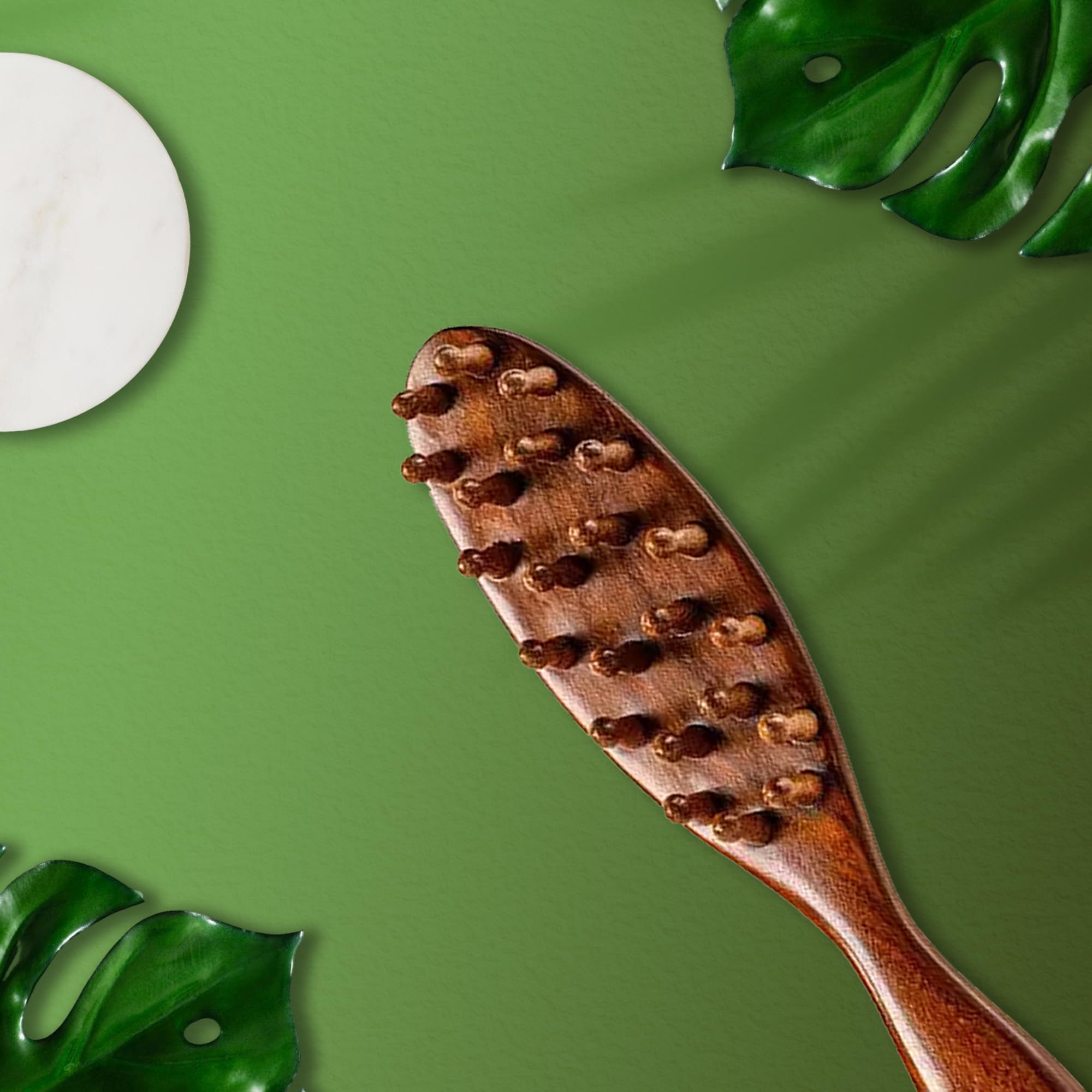 Locsanity travel-size locs brush shown with bag-ready portability