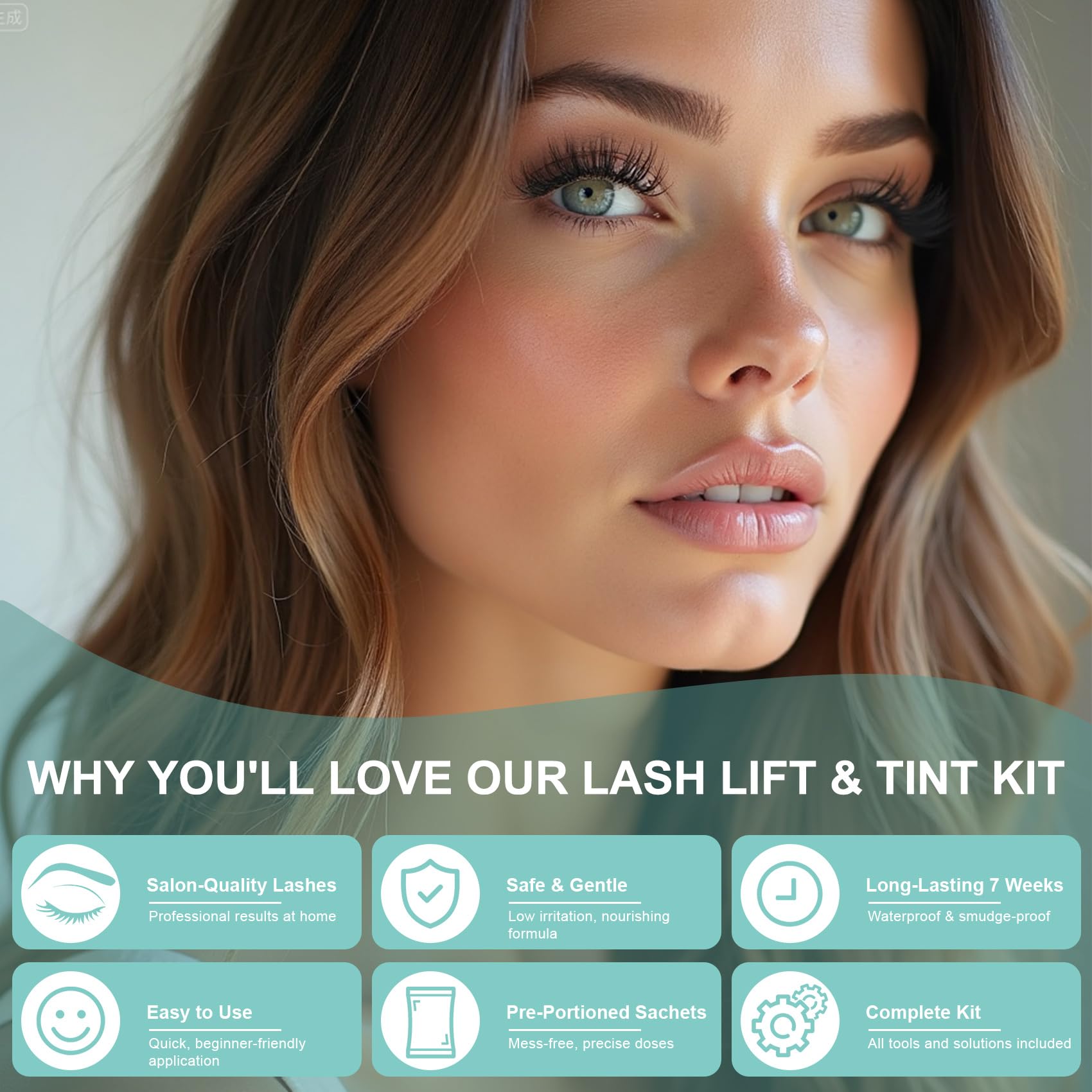 Loeland Lash Lift Kit color and brow lamination at home for defined brows.