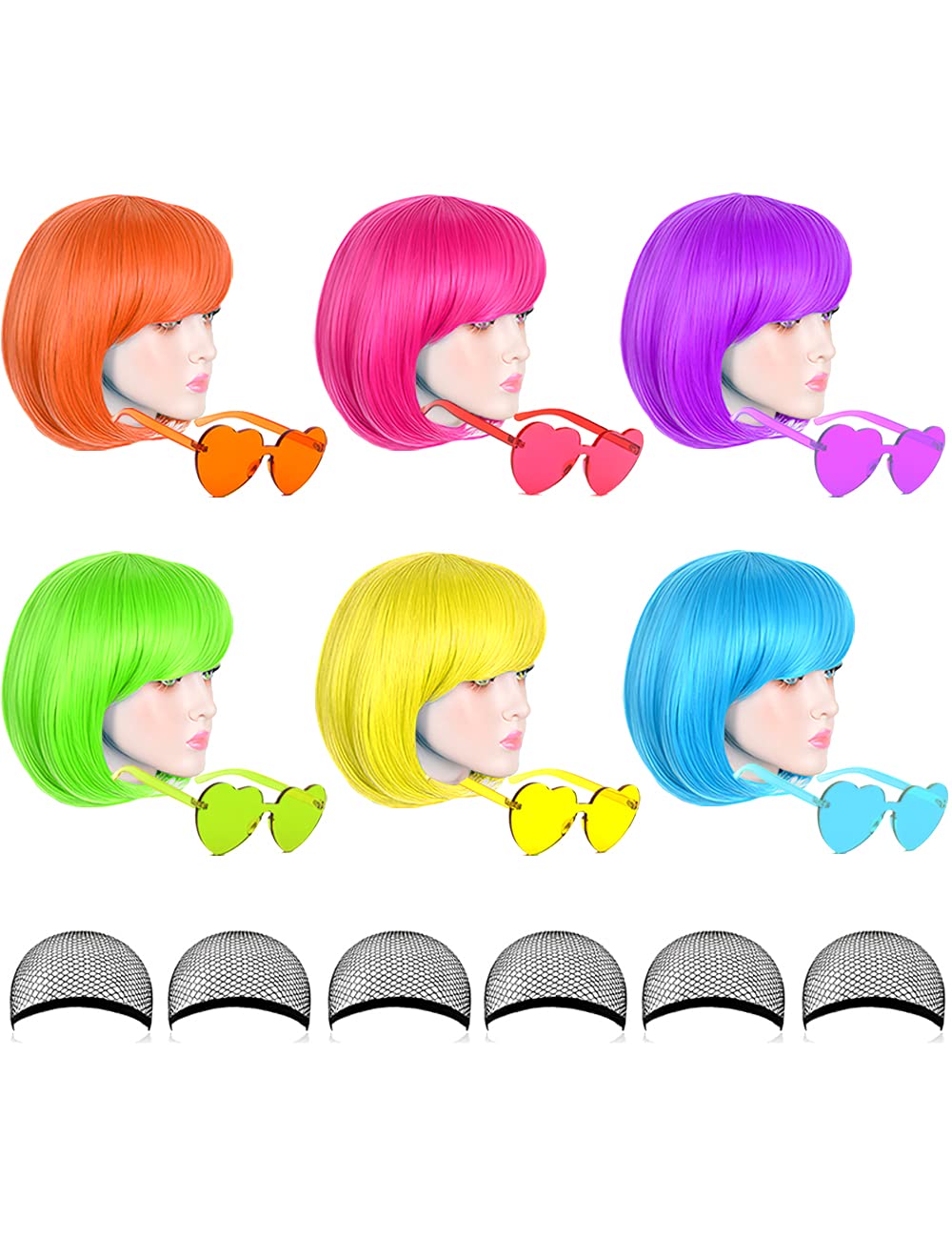 LOHO MAGICA hot pink wig for bold party looks and eye-catching selfies.